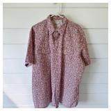 Wrangler Menï¿½s Shirt 2X Tall Worn Once Pearl
