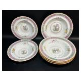 6 Pcs Royal Doulton Lilian Pattern Bowls  , 4 are