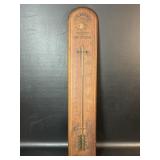 Colburnï¿½s Mustard Thermometer Advertising , Wood
