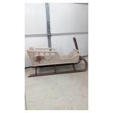 Decorative Wooden Christmas Sled
