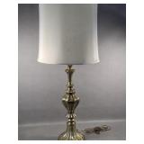 Vintage Tall Brass Table Lamp