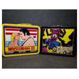 Metal Lunchboxes Galactus & Wrestle Mania