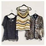 Womenï¿½s Tops & Zip Front Jacket Size 3X Gently