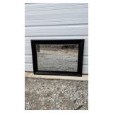 Black Framed Wall Mirror