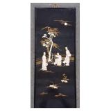Chinese Mother of Pearl Lacquer Panel