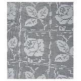 VTG Filet Crochet Table Cloth 58ï¿½ï¿½ x 68ï¿½ï¿½One