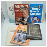 VARIETY OF BOOKS: RAISING PIGS, TATER SALAD RON