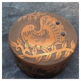 T. Crisol Signed Chilean Copper Trinket Box