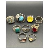 9 FASHION RINGS