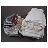Vintage Linen & Rustic Christmas Cabin ++