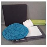 Leather Look, Bamboo & Woven Placemats Table