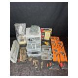 LOT OF HARDWARE SOME NOS. SMALL ORGANIZER, 20VOLT