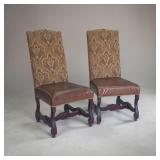 Pair of Fredericks High Back Side Chairs