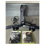 XBOX 360 CONSOLE W/ 2 KNECTS, CALL OF DUTY BLACK