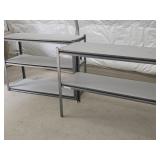 Two Steel Shelf Units