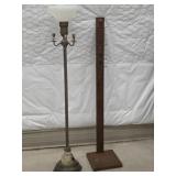 Coat Rack & Floor Lamp