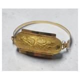 18k 22/24k Gold Bracelet Egyptian African Motif