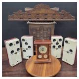 Lot of Decor w/ Lazy Susan & Weather Station