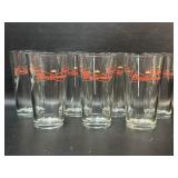 7 Budweiser King Of Beers Bow Tie Logo Pint Beer