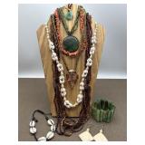 Seed Beads, Shells, Glass, Stones & Jade Bagua