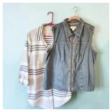 Ladies Oversize Too w/ Vest Size 2X Gently Worn