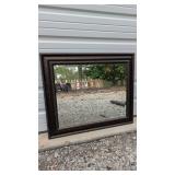 Brown Frame Mirror