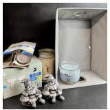 Office Supplies w/ New Candles/ Paper Weights/ 2
