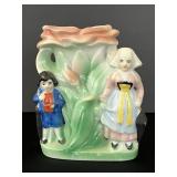 Vintage Japanese Figural Porcelain Vase