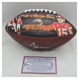 TYREEK HILL SIGNED 2ND DRIVE ART FOOTBALL #17/130