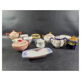 Vintage Mixed Porcelain & Ceramic Teaware Lot +