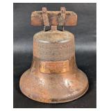 Antique Liberty Bell Coin Bank, First National