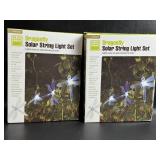 2 New in Box Dragonfly Solar Light Strings