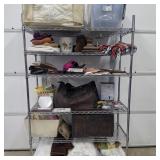 Contents of Rack: Household & Decor w/ Storage