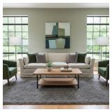 Quality Unmarked Full Size Sofa - Clean