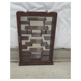 Wall Mount Asian Theme Curio Cabinet