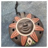 Chilean Pottery Sunface Ocarina