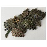 Vintage Little Nemo Leaf Brooch Multicolor