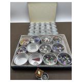 Aluminum Containers & Loupe Optic Magnifier