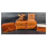 Wood Trinket Boxes, Puzzle+