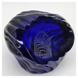 Rollin Karg Signed Art Glass Paperweight