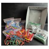 Cloth Storage Container w/ Various Size Rubber