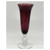 VTG Cambridge Purple Amethyst & Clear Glass