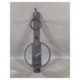 Wrought Iron Wall Mount Candle w/ Magnifier