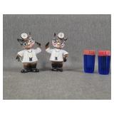 Vintage Enesco & Cobalt Salt & Peppers S&P