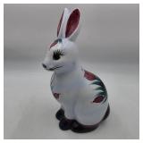 P. Silkotch Hand-Painted Bunny Figurine