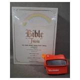 1984 Cadaco Bible Trivia Game & Red View-Master