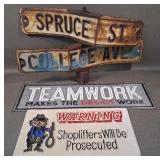 Vintage Street Sign & Novelty Signs