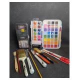 Bob Ross & Other Paintbrushes , Watercolor Kits