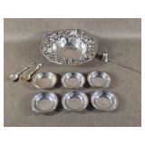 Sterling Silver Serving Dishes, Spoons+ 8.4oz