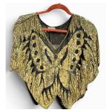 VTG Heavily Sequined & Beaded Butterfly After 5